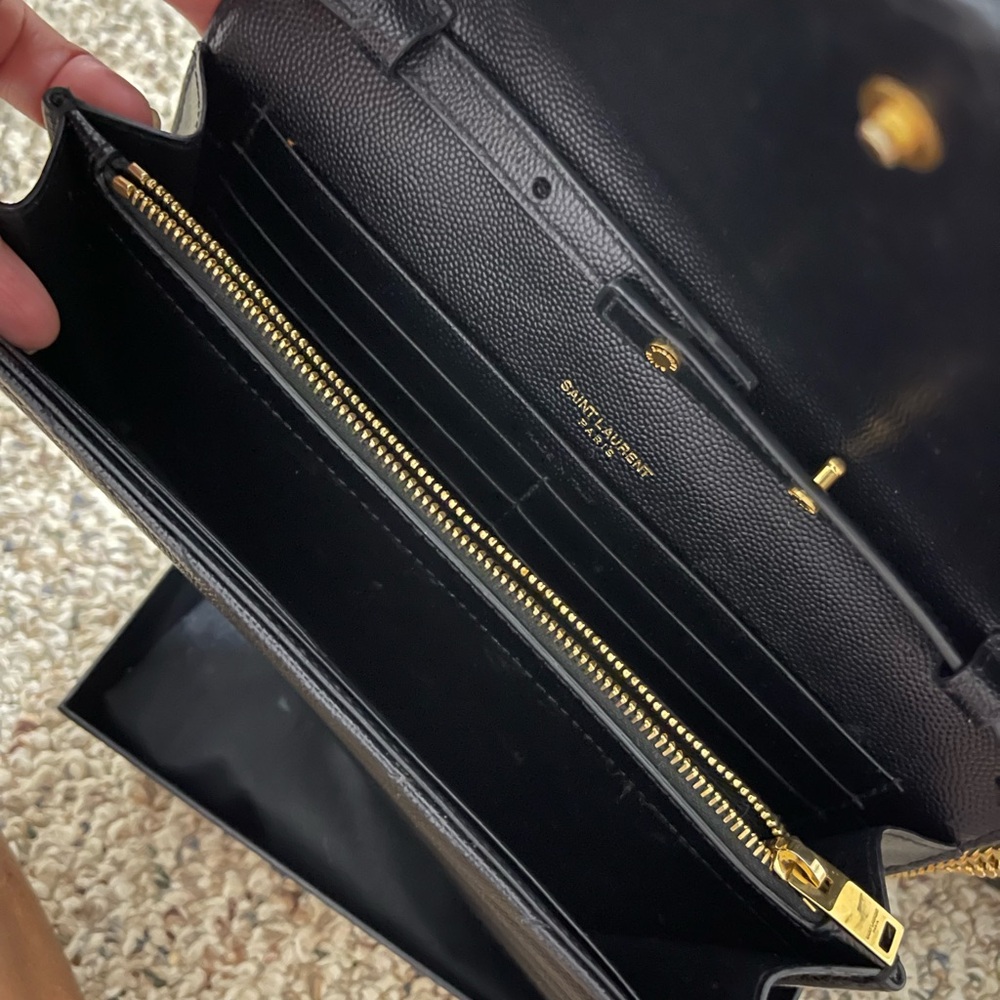 YSL large wallet on chain - Picture 3 of 4
